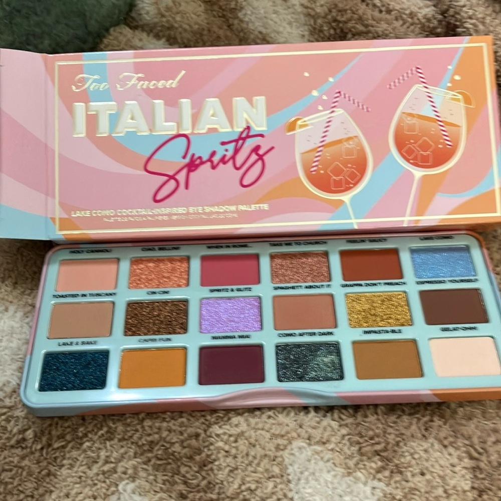 Too Faced Italian Spritz eyeshadow palette.